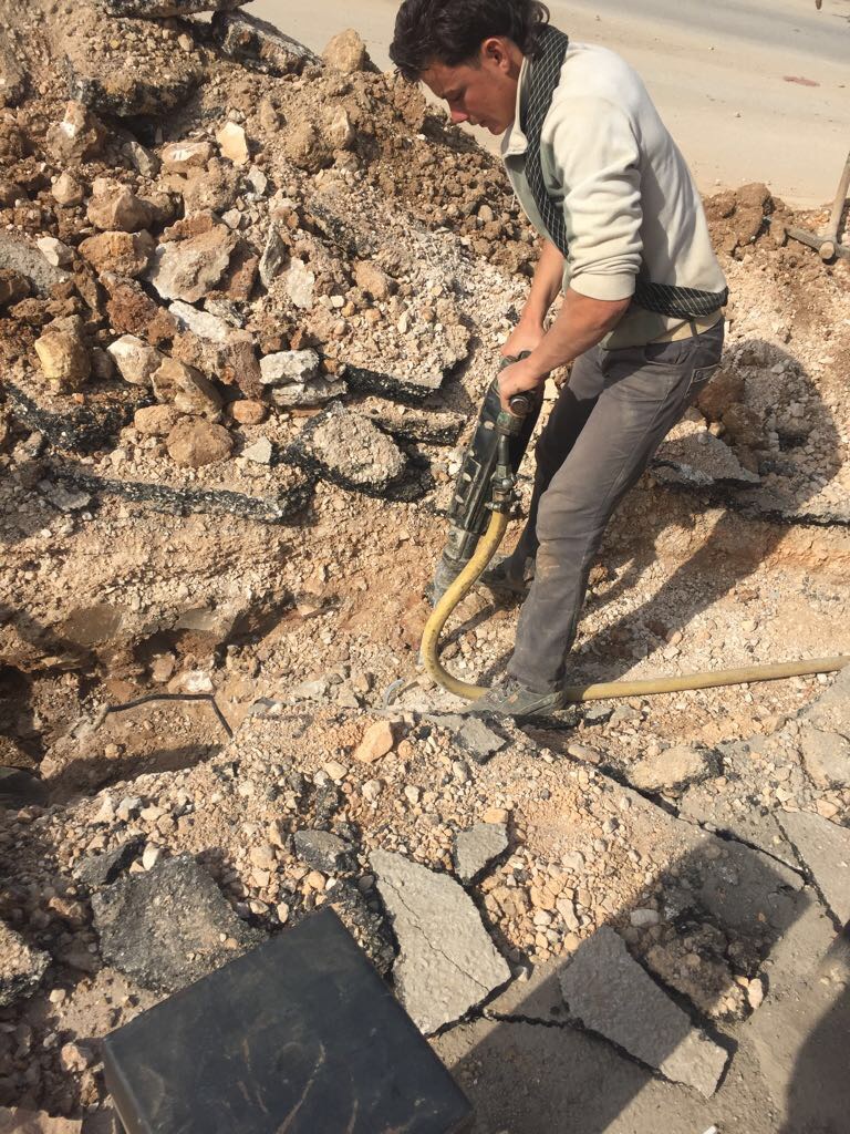 Site coring and demolition